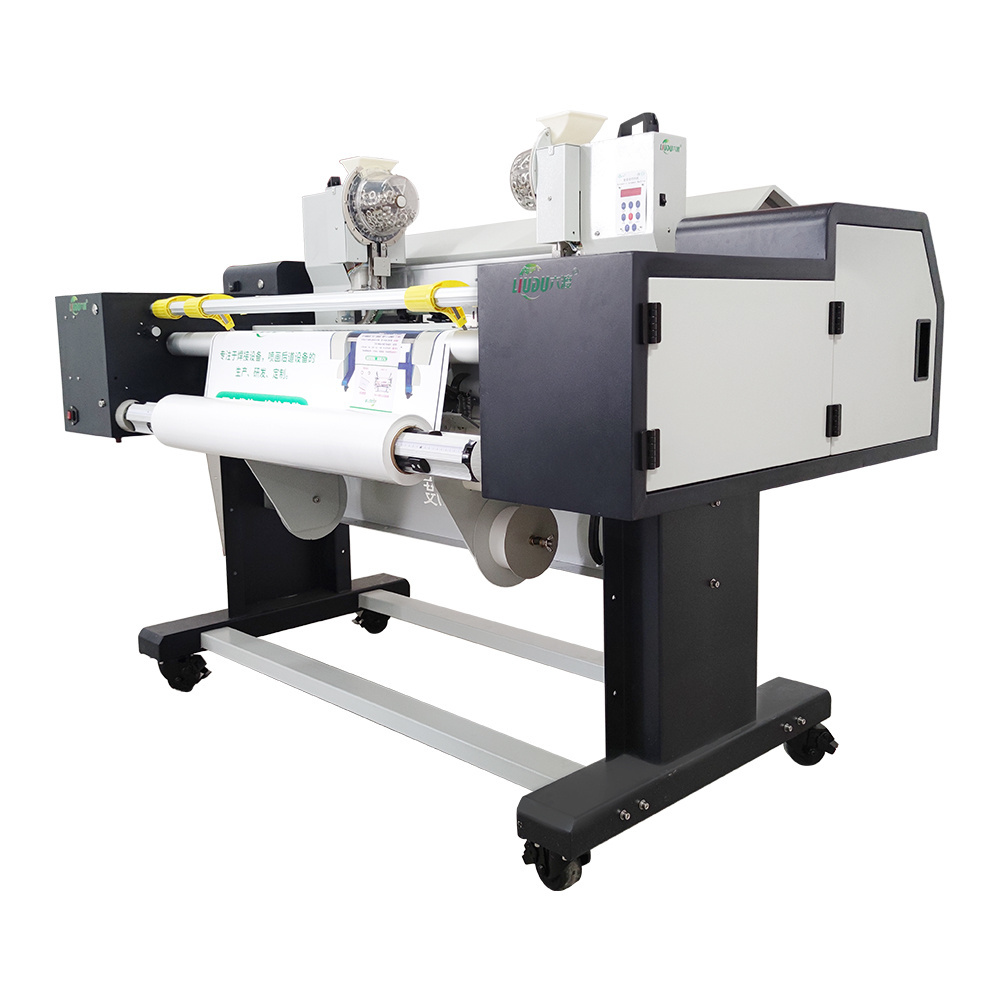 Automatic X display rack cutting and grommet machine poster display rack machine roll-up display rack machine