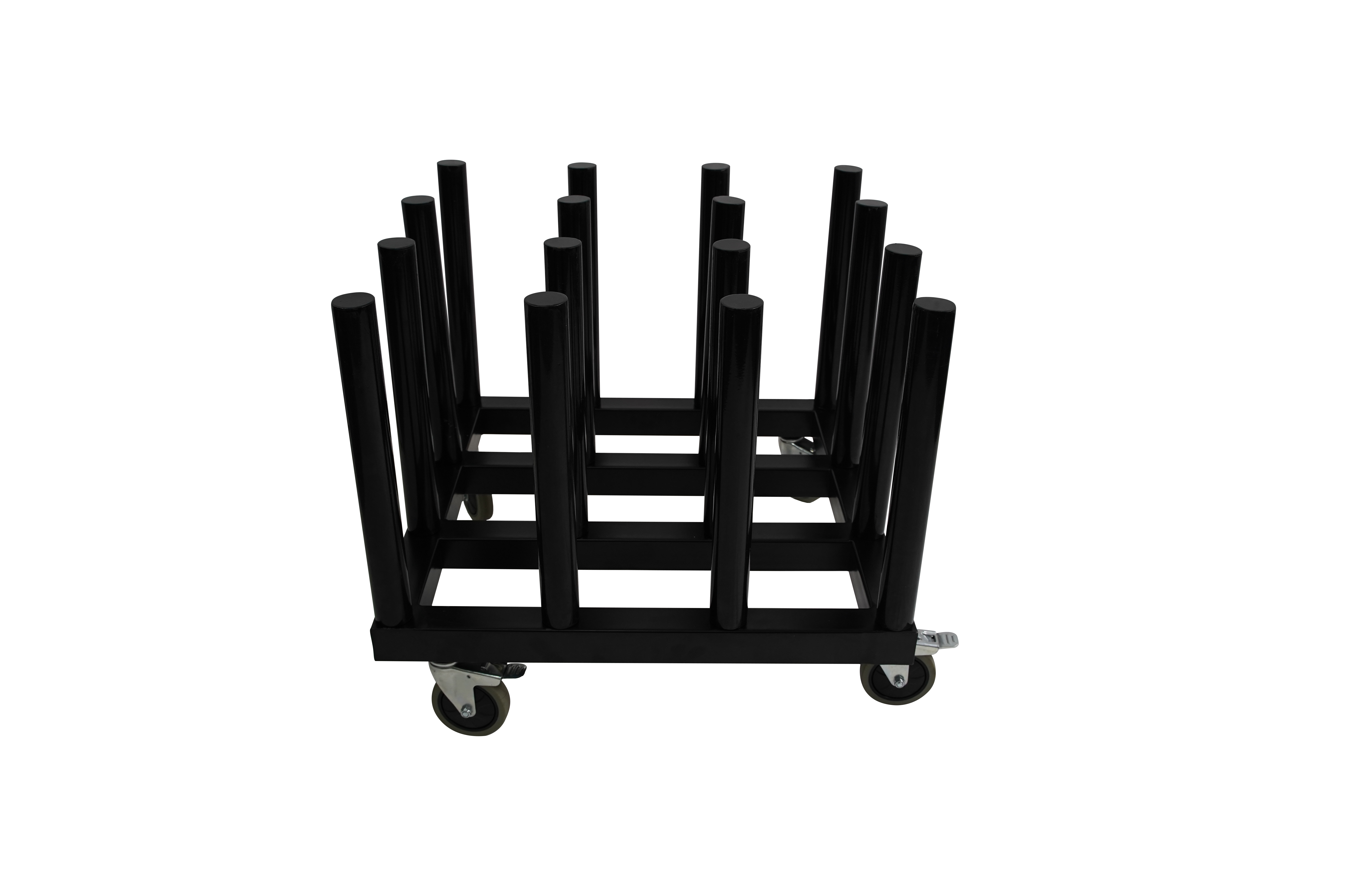 Vinyl flex banner material Rolling cart roller hold rack storage display stand