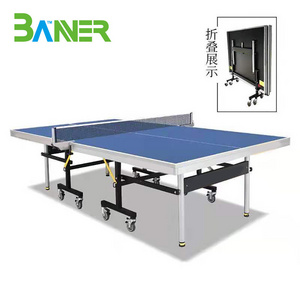 Wholesale and retail factory sell movable foldable ping pang table/ table tennis table