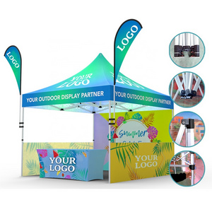 Trade Show Tents Gazebo For Advertising Event Display 10x10 Tent Wholesale Retractable Uv Canopy