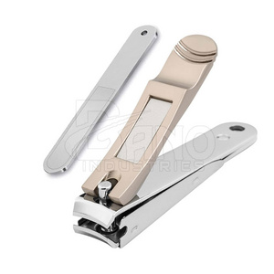 Factory Wholesale Rate Nail Cutter Stainless steel Small Portable Toe Finger Nail Clipper With File