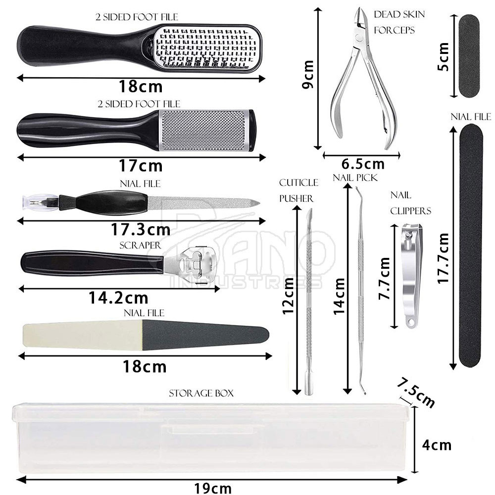 Private Label Personal Care Nail Beauty Kits / Professional Pedicure Kit Design Your Own Pedicure Kit