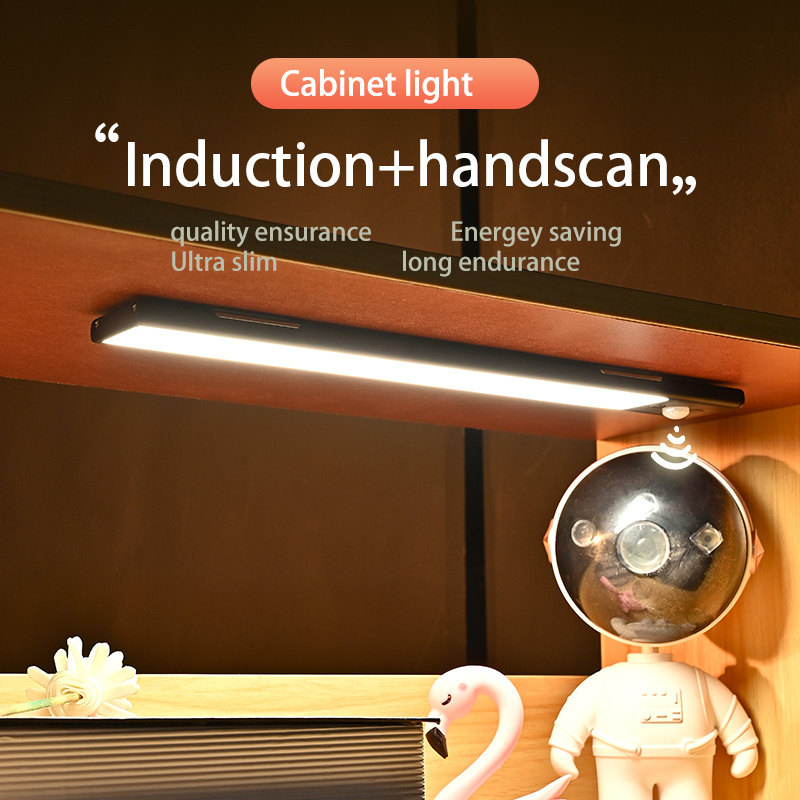 Banqcn Rechargeable Motion Sensor Light Bed Lamp LED Under Cabinet Night Light For Closet Stairs Kitchen