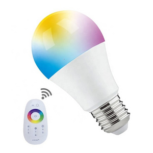 Banqcn B22 E26/e27 2.4G RF remote RGB Led Light Bulb Lamp 7w Work With Alexa Google Home App Voice Control