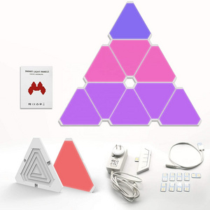 Banqcn WiFi+IR Smart Home DIY Design RGB IC Control Kit APP Magic Triangle intelligence LED Light panel