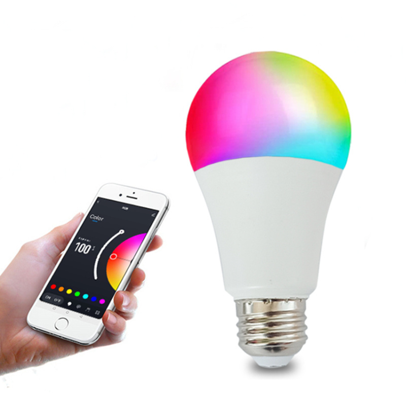 Banqcn LED Color Changing smart home Light Bulb with APP BT and 24Keys Infrared Remote Control rgb Smart Remote Light bulb 7W