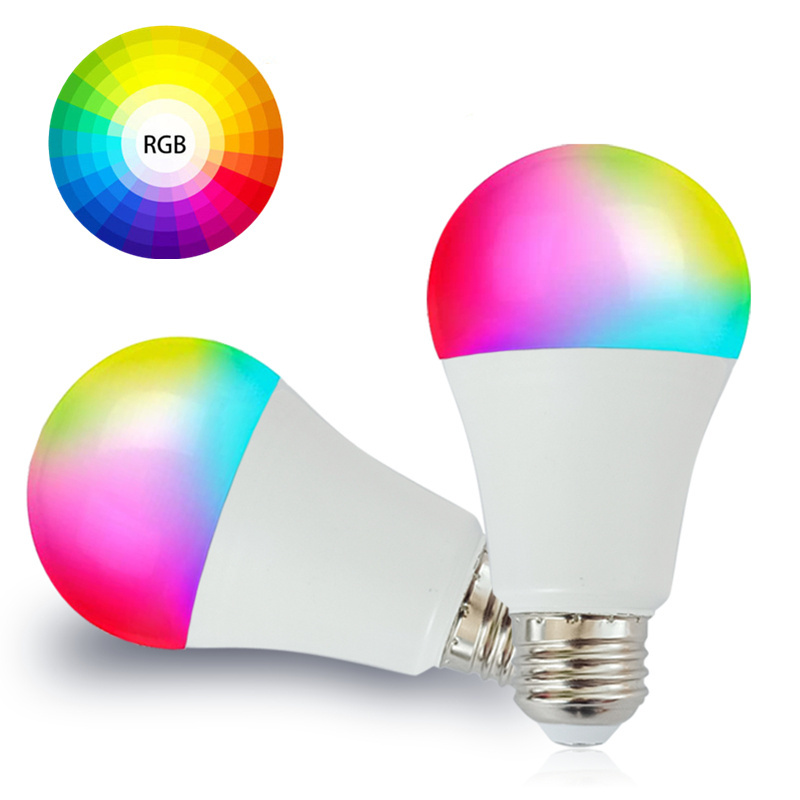 Banqcn LED Color Changing smart home Light Bulb with APP BT and 24Keys Infrared Remote Control rgb Smart Remote Light bulb 7W