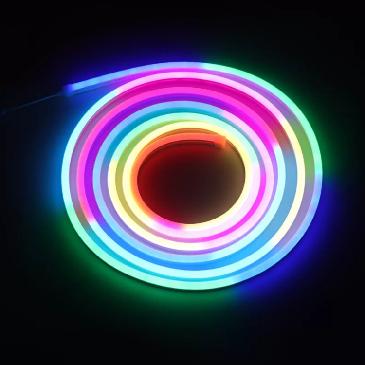 Banqcn RGBIC Dream Colour 24V Digital Pixel LED Strip Light 16.4FT/5M/3M IP67 Silicon Cover