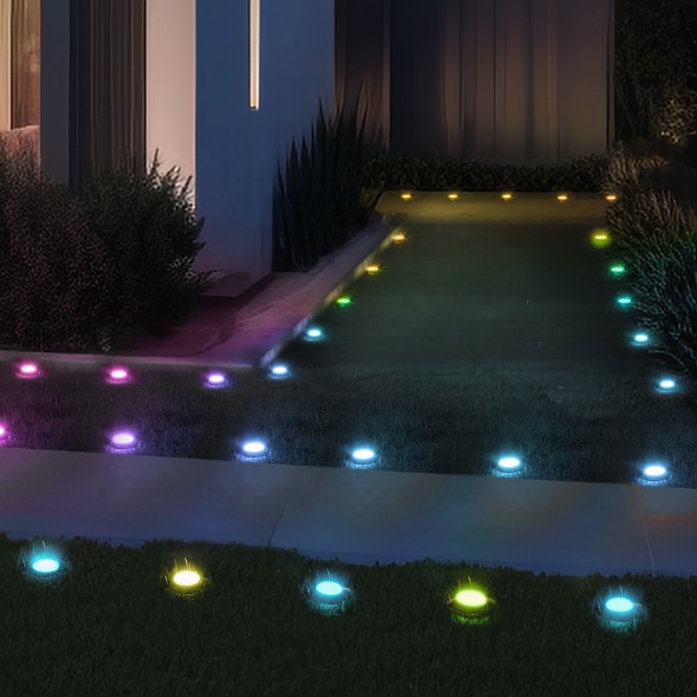 Banqcn  landscape point pixel led light rgb outdoor holiday decoration rgbic  dot led permanent christmas light