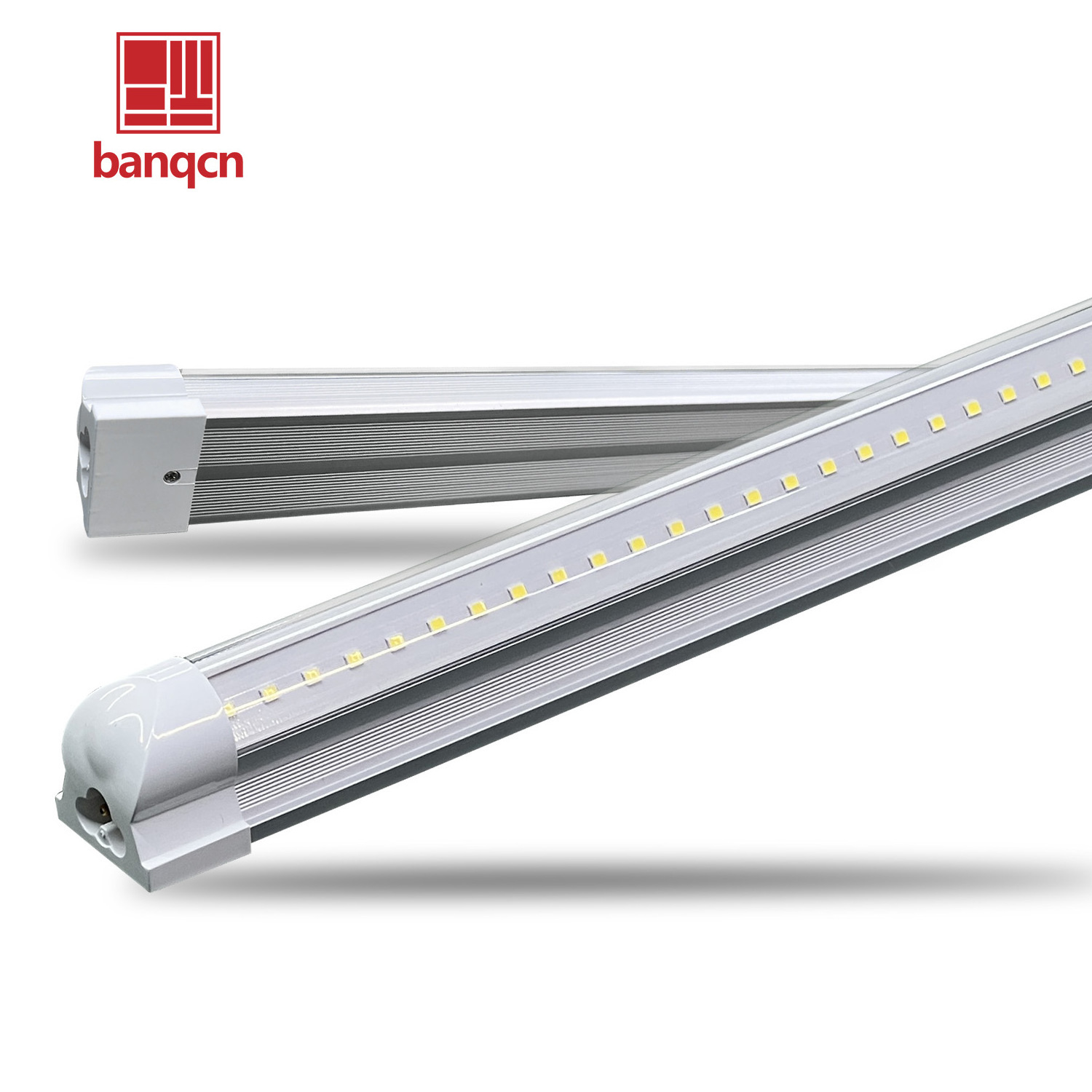 Banqcn high performance v shaped supermarket shop t8 led tube light no stroboscopic high index energy saving