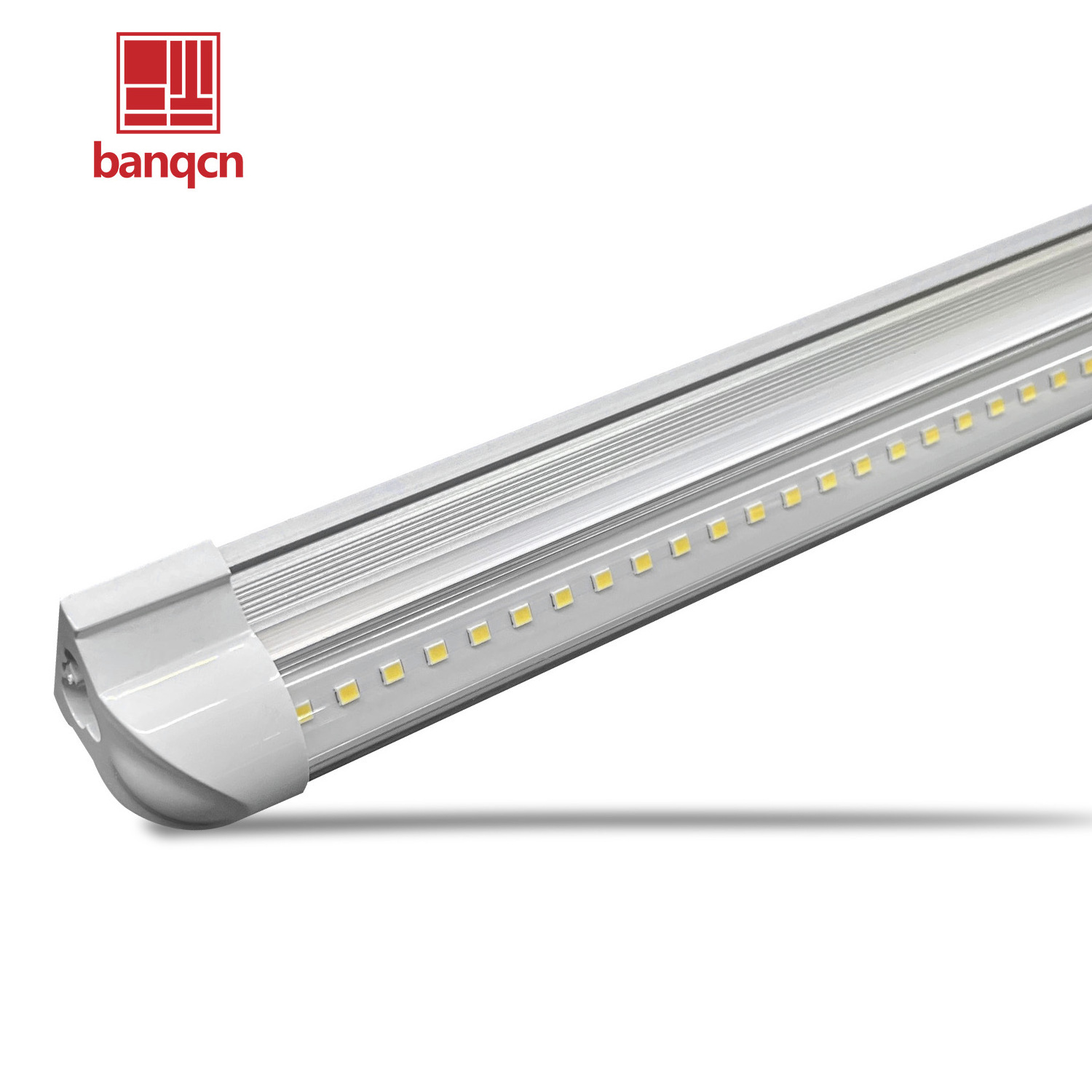 Banqcn high performance v shaped supermarket shop t8 led tube light no stroboscopic high index energy saving