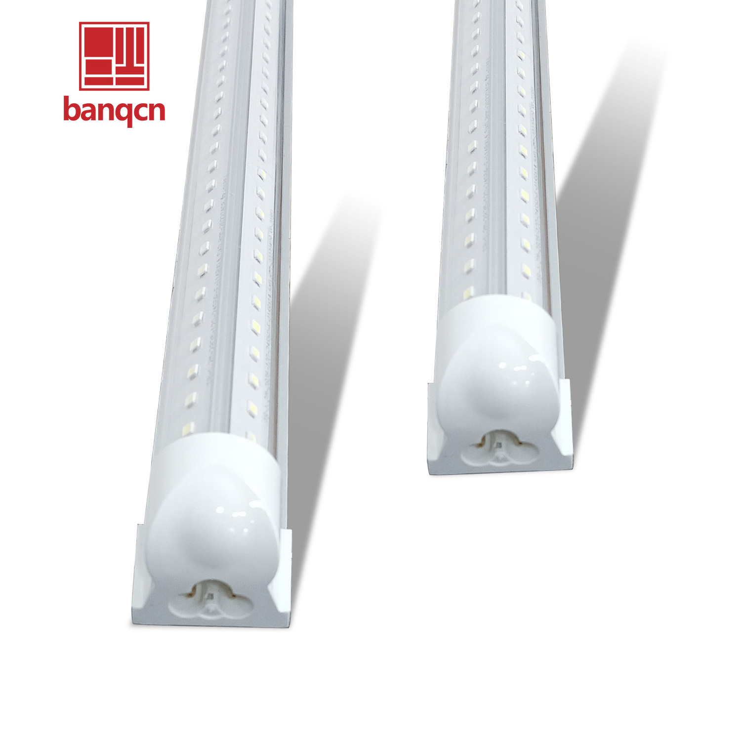 Banqcn high performance v shaped supermarket shop t8 led tube light no stroboscopic high index energy saving