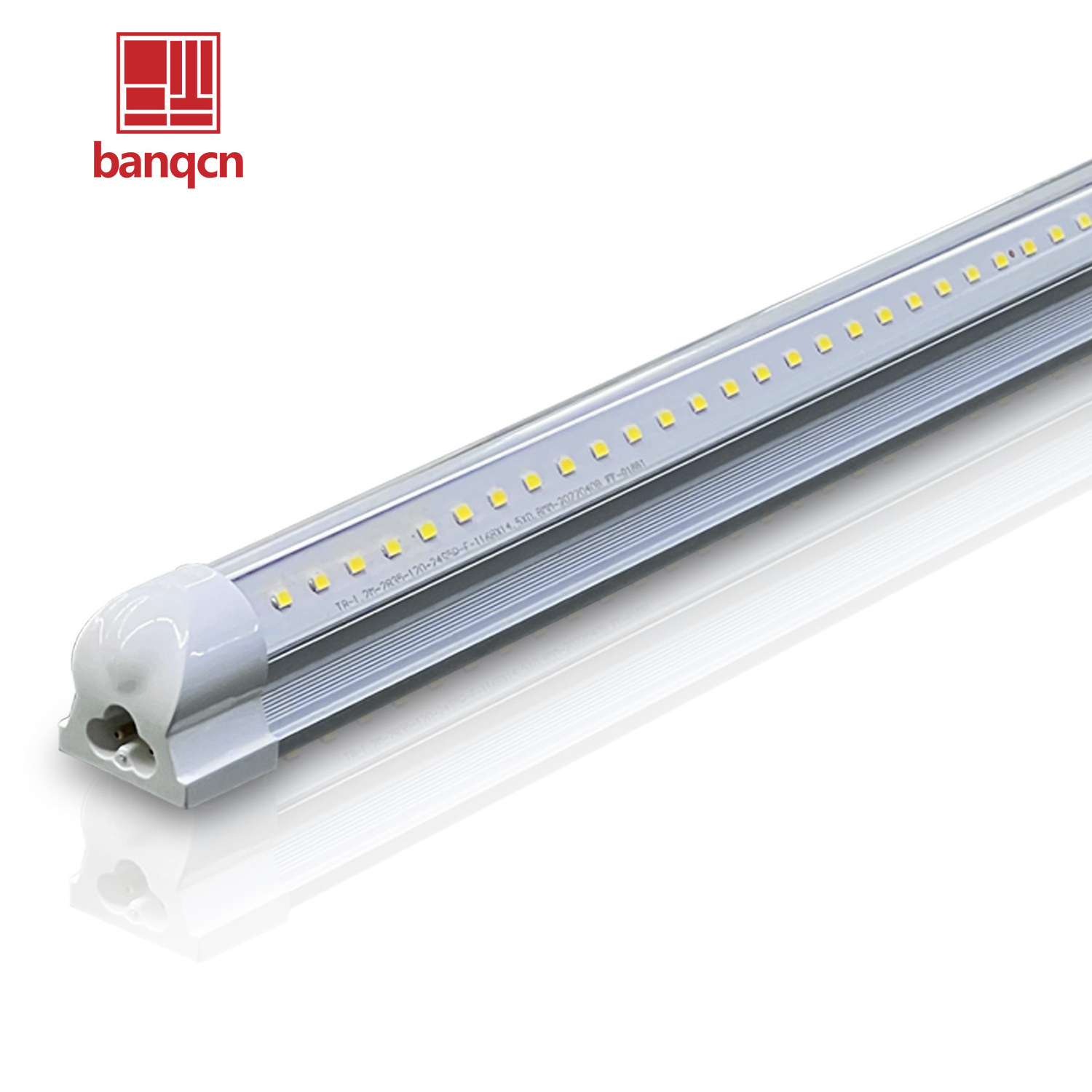 Banqcn high performance v shaped supermarket shop t8 led tube light no stroboscopic high index energy saving