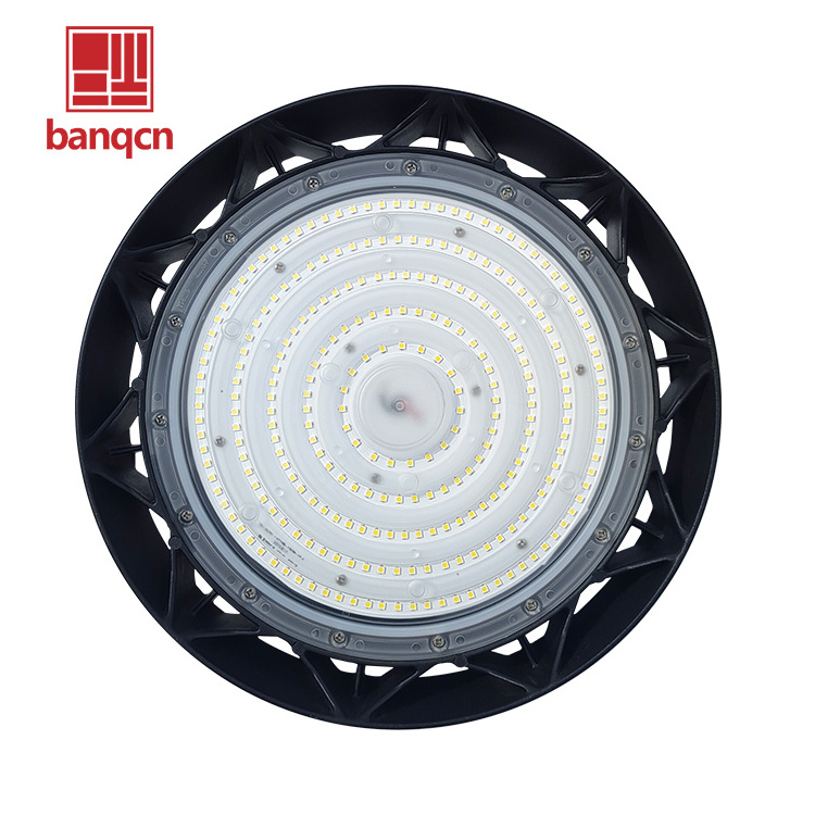 Banqcn Factory Warehouse Industrial Lighting OEM 100W 150W 200W Led High Bay Light Black led High Bay Lamp X10 light