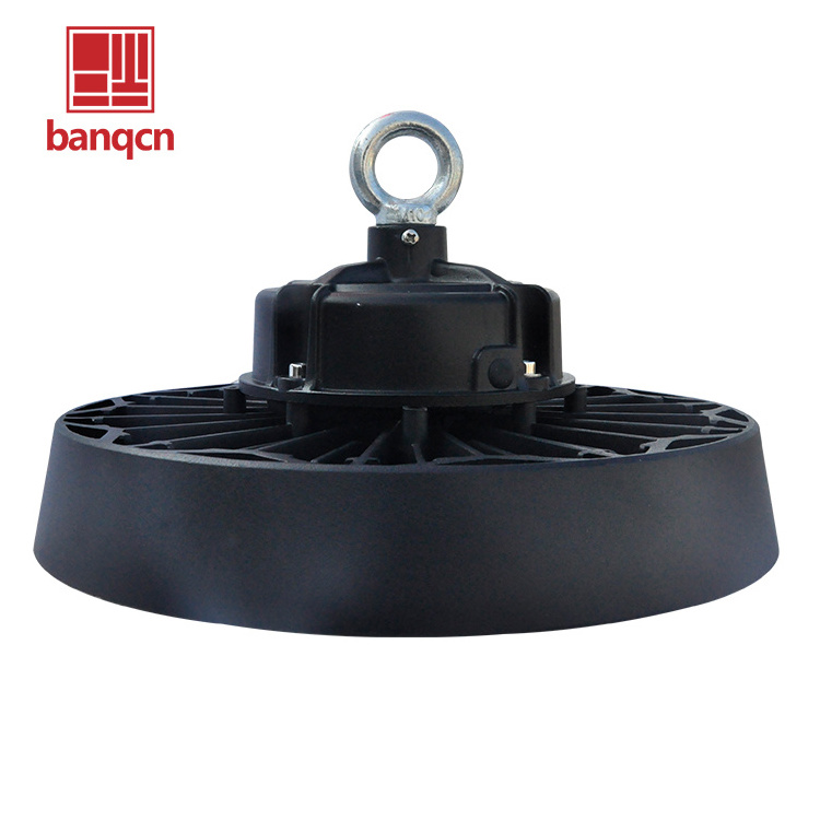 Banqcn Factory Warehouse Industrial Lighting OEM 100W 150W 200W Led High Bay Light Black led High Bay Lamp X10 light