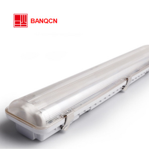 Banqcn T8 Tube inside led tri-proof light with 2ft 4ft 5ft IP65 Waterproof LED Tir Proof Light Lamp Fixture 85LM/W