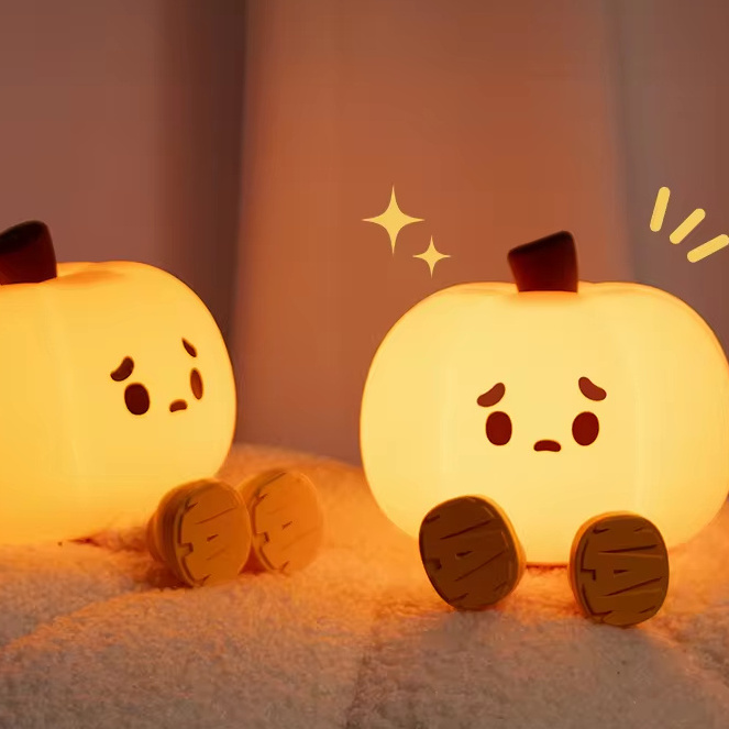 Banqcn 2024 New Product Idea Small Gadget Led Night Lamp Little Pumpkin Night Lights For Holiday Gifts US$4.50