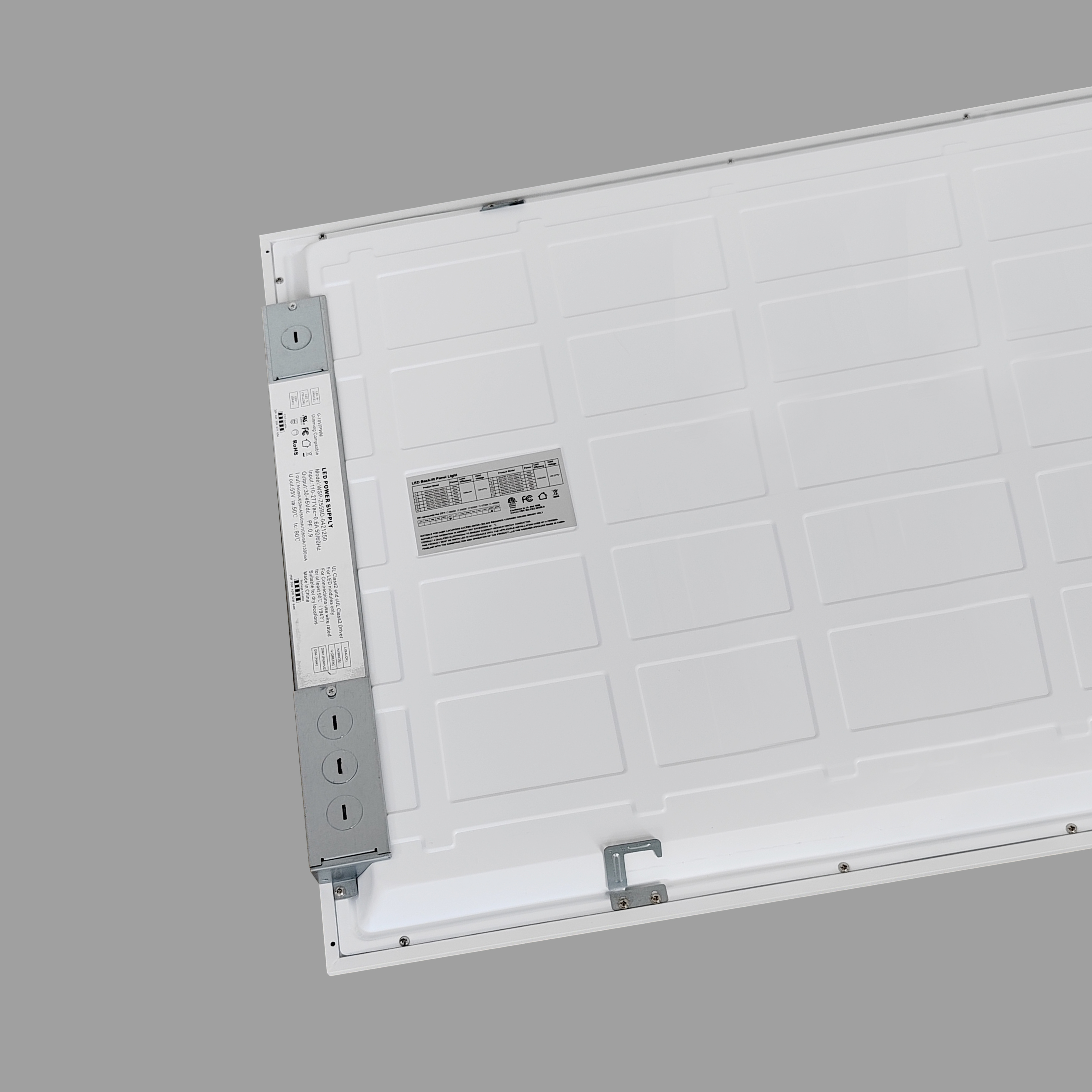 BANQCN Factory price for 1x4 2x2 2x4ft 5Power 5CCT Switchable 277/347V Dimmable Surface Mounted Back Lit LED Flat Panel Light