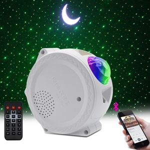 BANQcn LED Laser Star Projector Wifi Colorful Ripple Lamp for Gaming Room Home Theater Bedroom Night Light or Mood Ambiance