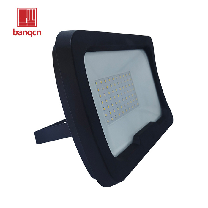 Banqcn LED Flood Outdoor 100W 10000LM Outside Work Light with Plug IP66 Waterproof 6000K Portable Exteriores Security Floodlight