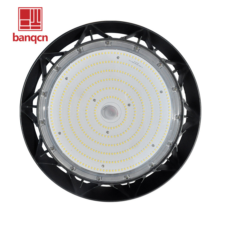 Banqcn Factory Warehouse Industrial Lighting OEM 100W 150W 200W Led High Bay Light Black led High Bay Lamp X10 light