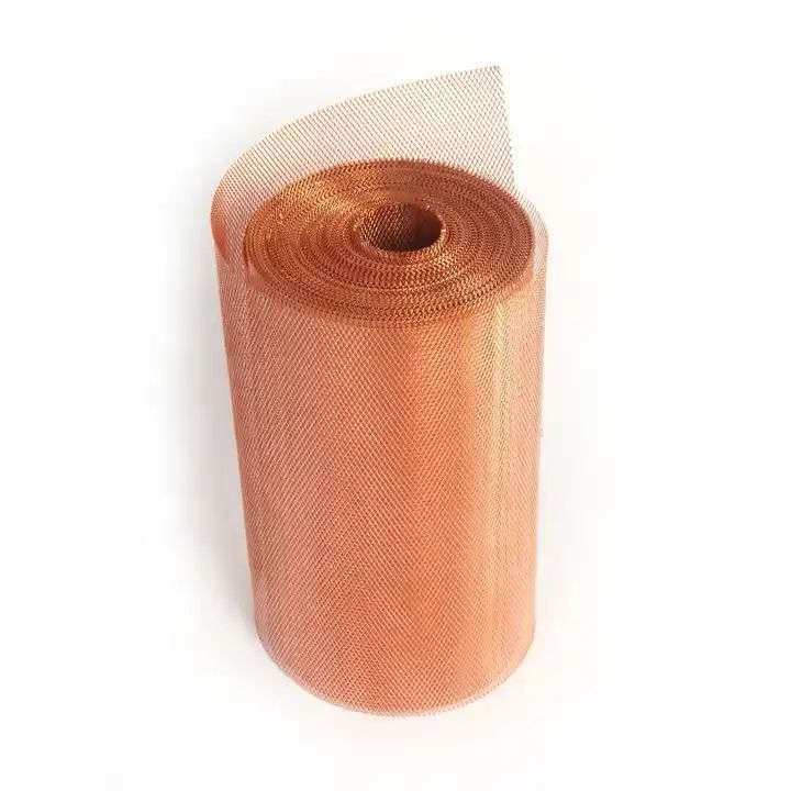 Copper Micro Expanded Metal Mesh For Wind Turbine Lightning Strike Protection