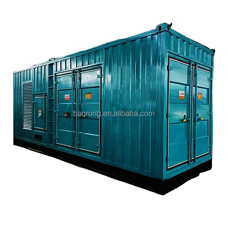 Factory direct sale 1000kw containerized diesel generator 1 megawatt with 1250kva 3 phase diesel engine