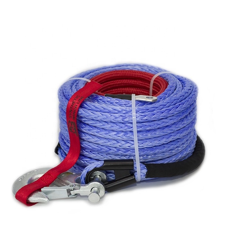 (BANNER ROPE)2021 new style 12000lb synthetic plasma rope winch rope