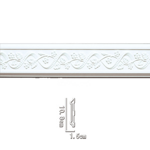 Banruo Pu Polyurethane Door Trim Base Molding Crown Moulding  For Villa Decoration