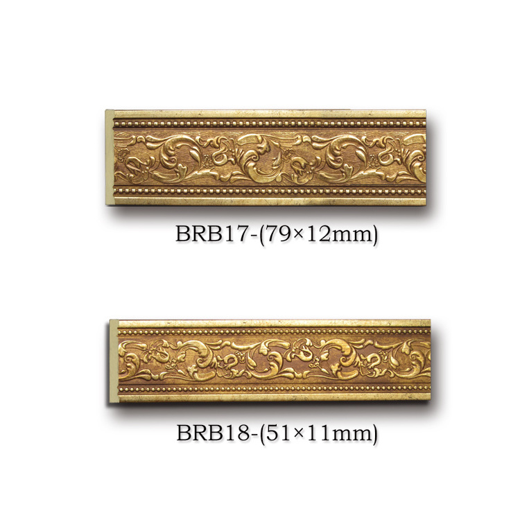 Banruo Classical Carved Style Polystyrene Plastic Crown Moulding Ceiling Cornice For Home