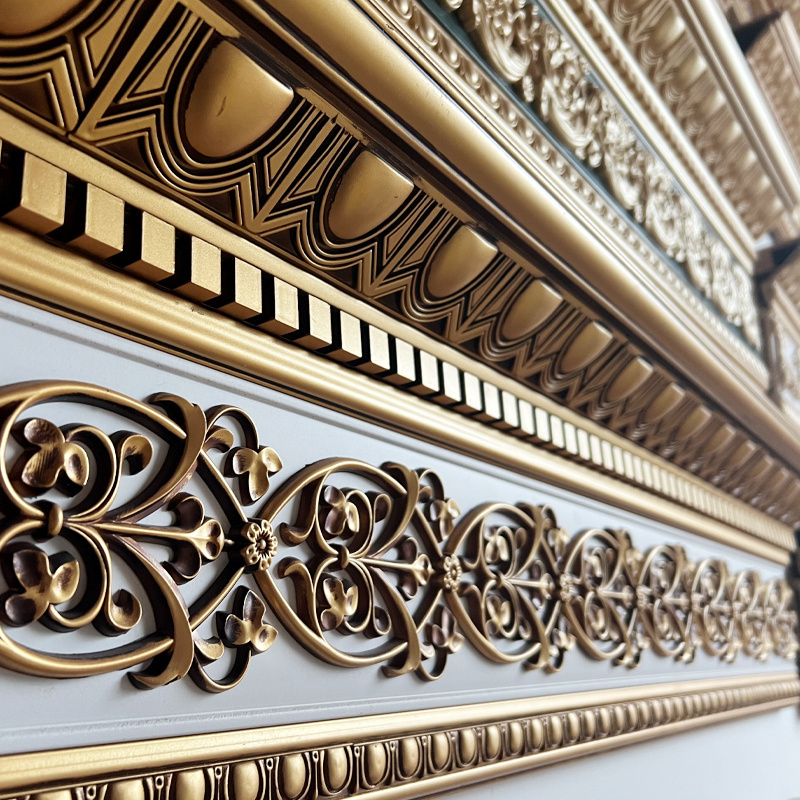 Banruo High-end Quality Crown Moulding Ceilingled Perfect Detail Handling Wholesale Modern Crown Molding