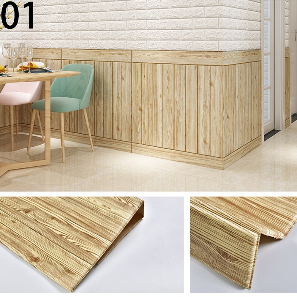 3D Brick Wall Panels Peel and Stick Adhesive Wallpaper for Living Room Bedroom Background Kitchen Decoration