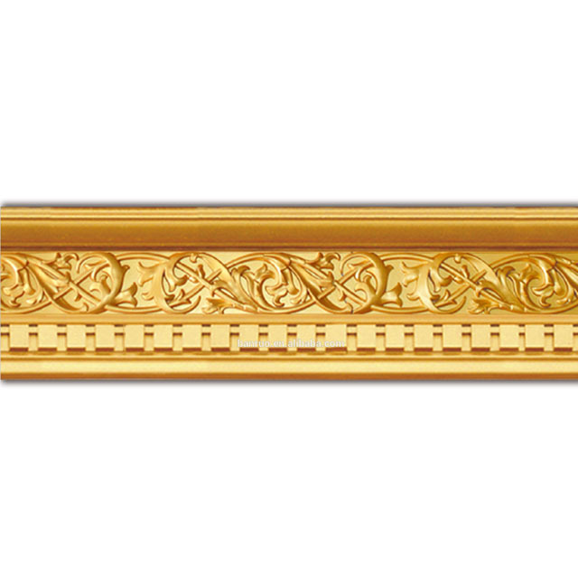 Banruo Quality Protection Crown Moulding Ceiling Led Interior Decoration Ps Polyurethane Crown Molding