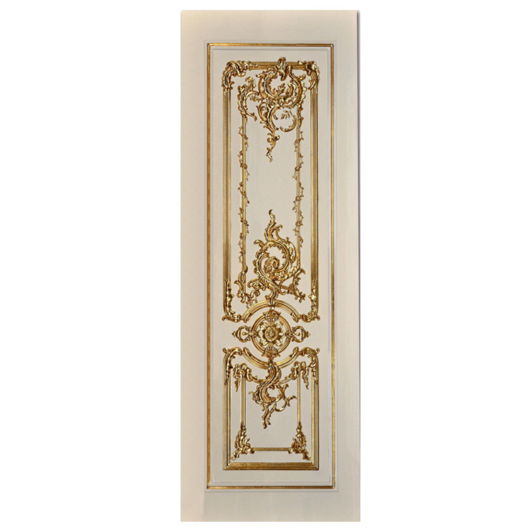 Banruo 3D Decorative PU Artistic Wall Coating Board Interior Door Panels for Home Room Decoration