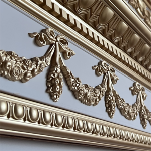 Banruo High-end Quality Crown Moulding Ceilingled Perfect Detail Handling Wholesale Modern Crown Molding