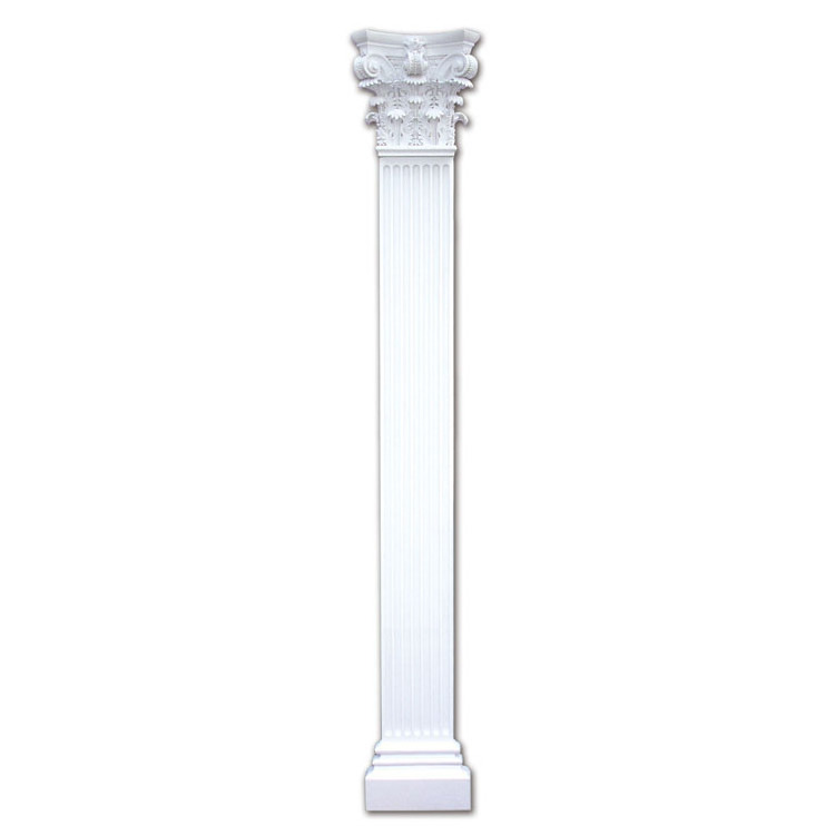 Banruo European Style White Plastic Roman Pillar and Column for Hotel Decoration