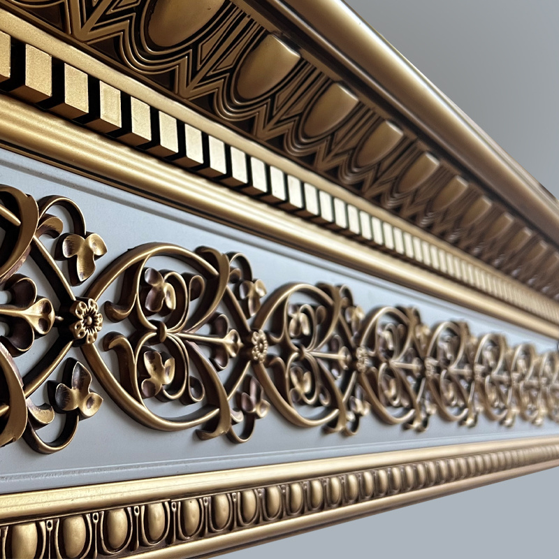 Banruo High-end Quality Crown Moulding Ceilingled Perfect Detail Handling Wholesale Modern Crown Molding