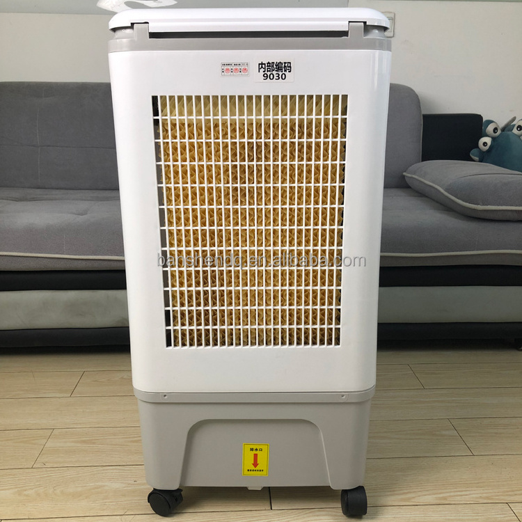 Energy Saving Solar Water Air Conditioner Fan Dc12V Rechargeable Mini Evaporative Air Cooler With Solar Panel