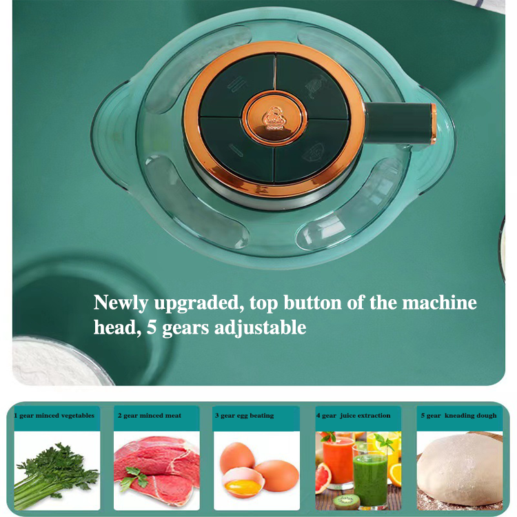 5-in-1Multifunctional Electric Food processor Kitchen Commercial  Fruit Mixer Vegetable Meat Grinders