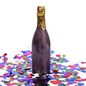 Customized wedding party salute confetti champagne fireworks salute wine bottle fireworks salute