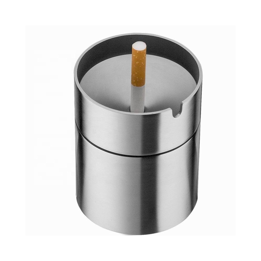 wholesale custom logo stainless steel car ash tray outdoor an ashtray stand for car