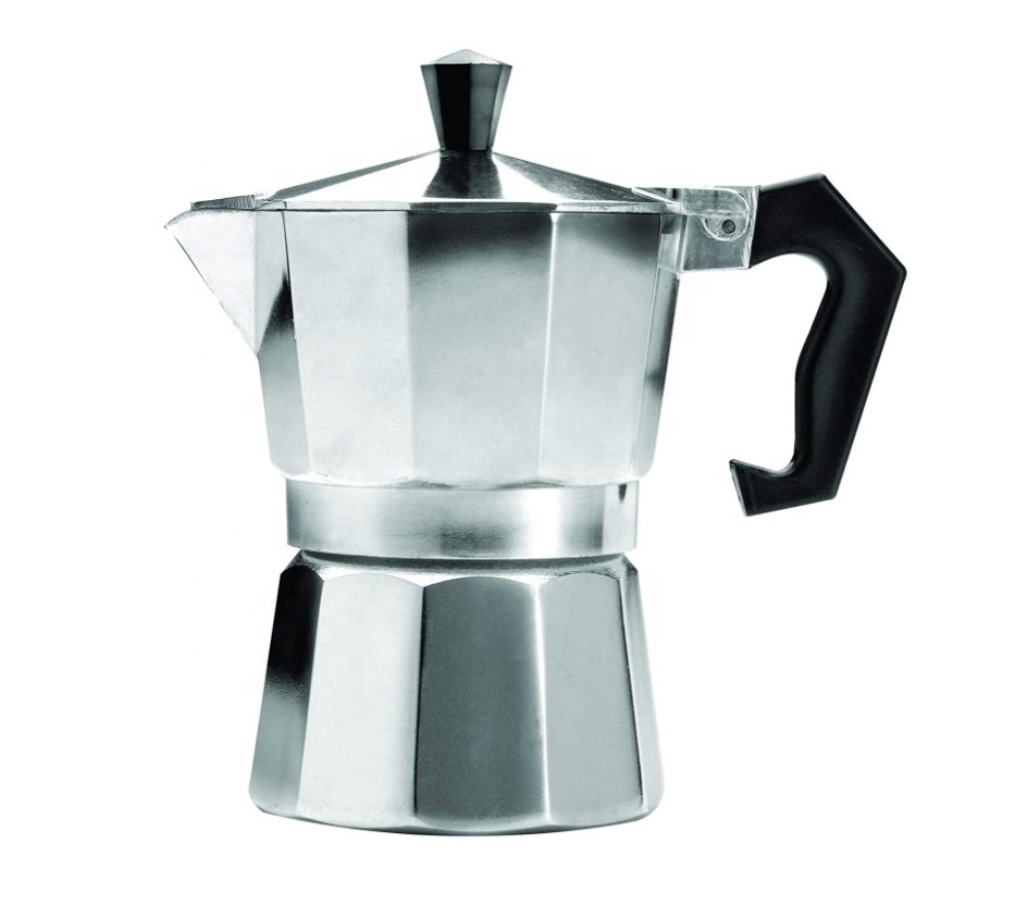 italiana cafetera mokapot set stovetop high quality induction italian stove top aluminum mocha espresso coffee maker moka pot