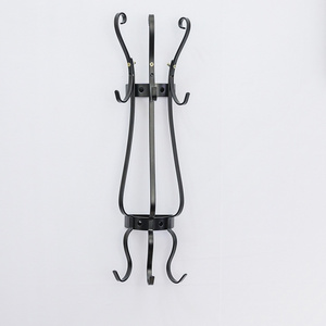 Wall Mounted Entryway Hallway Coat Rack Metal Hat Hanger Rack