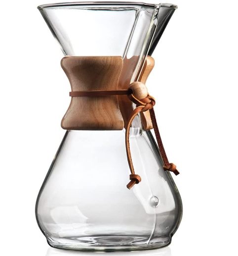 400ml Heat Resistant Borosilicate Glass Coffee Maker Pour Over Glass Coffee Pot