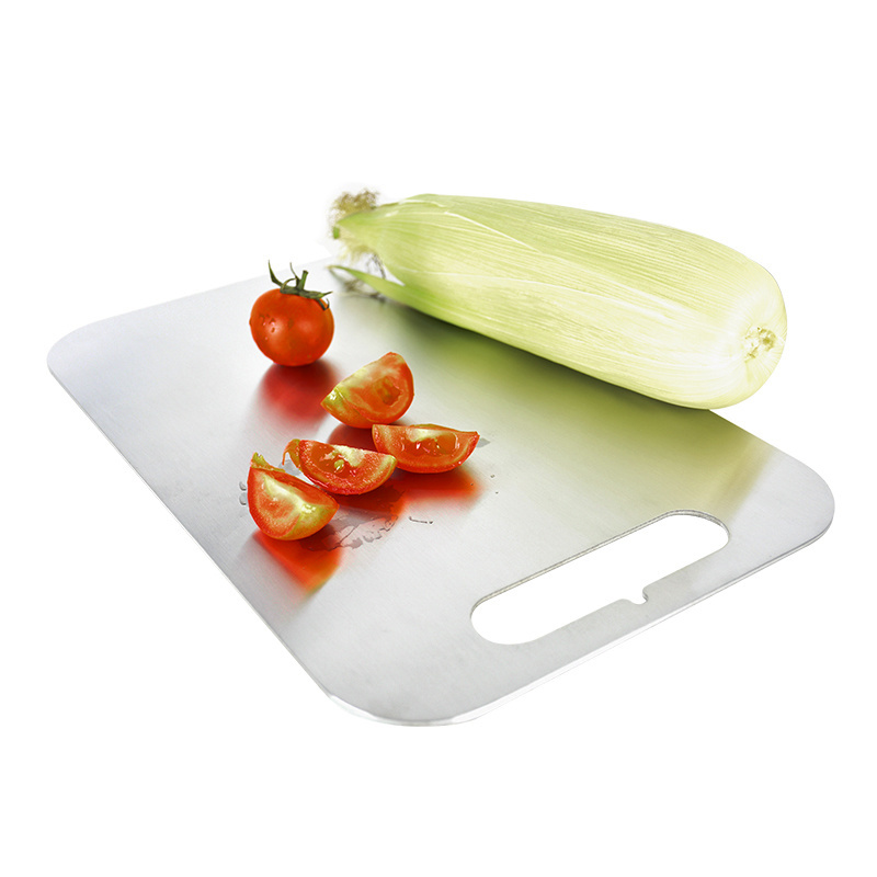 Stainless Steel Household Vegetable Fruit Chopping Board Meat Anti Bacterial Cutting Board