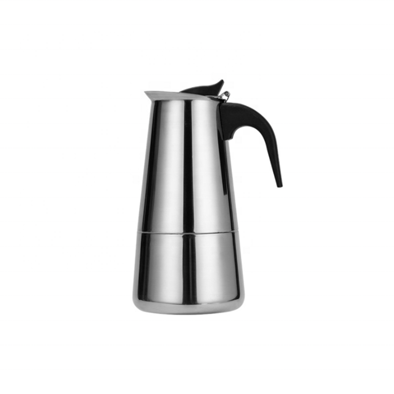 Stovetop Espresso MakerMoka Pot Italian Coffee Maker 300ml/6 Cup Classic Cafe Maker Stainless Steel For Induction Cookers