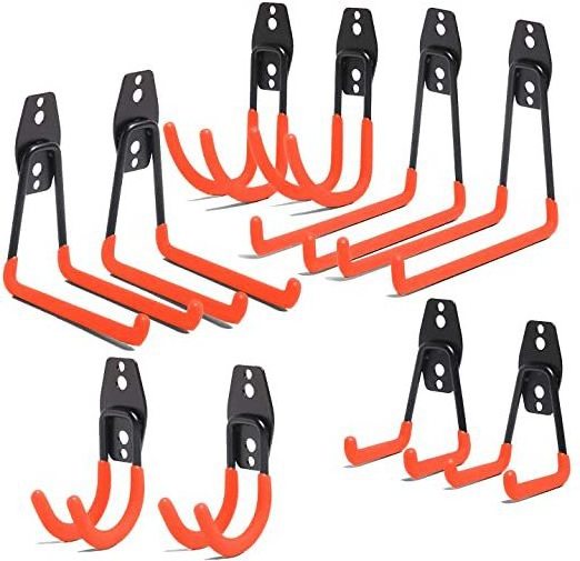 Heavy Duty Utility Balcony Hook Wall Mounted Storage Tool Hanger Ladder Hook  Minimalist Multifunction Slatwall Garage Hooks