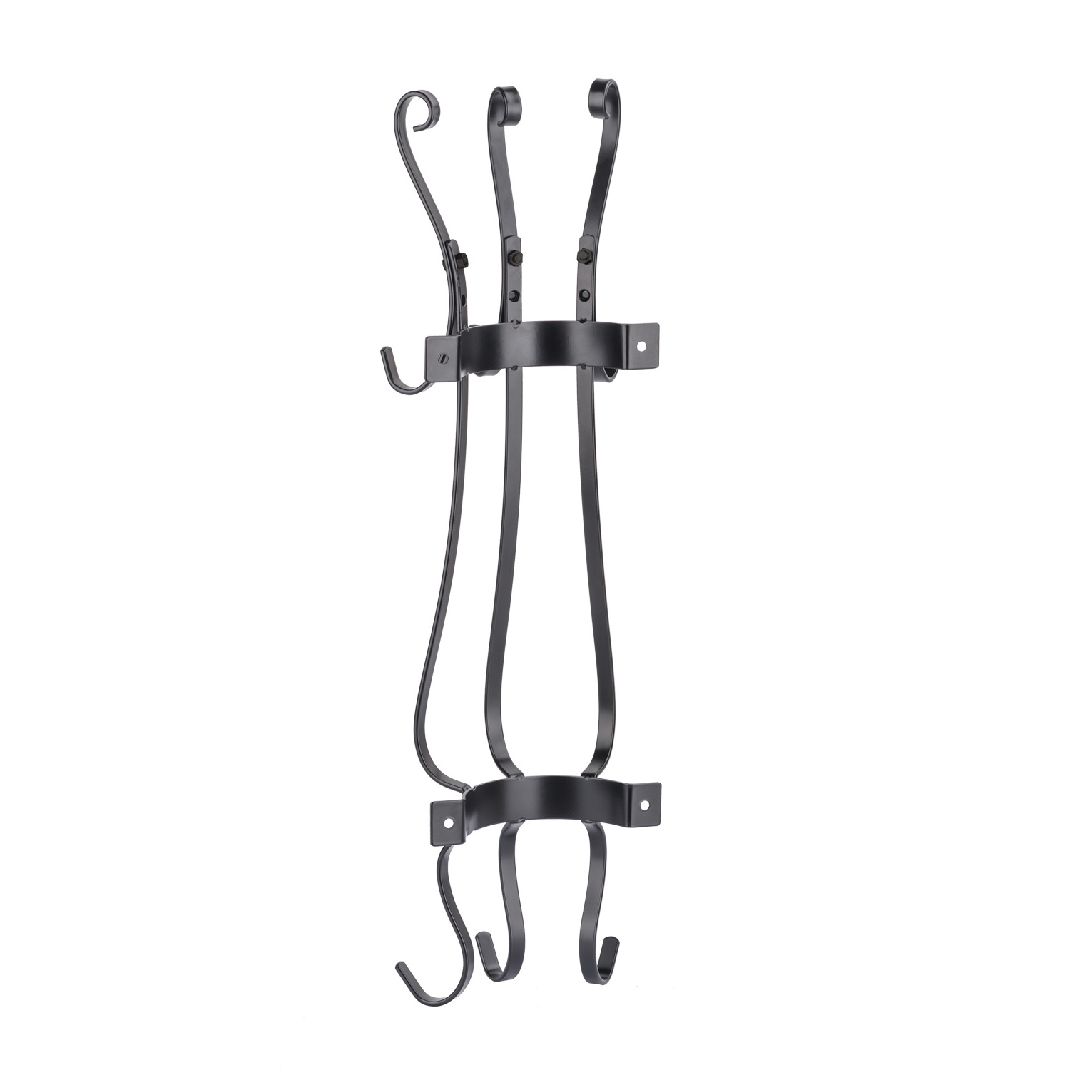 Wall Mounted Entryway Hallway Coat Rack Metal Hat Hanger Rack with 8 Hooks Tree Hanger Organizer for Coat Bag Scarves Clothes