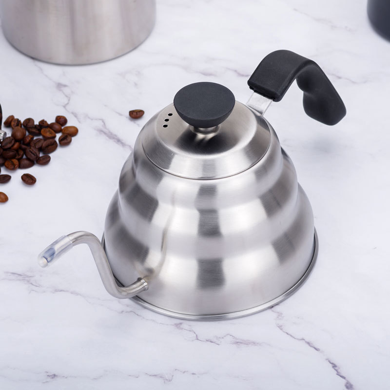 High Quality Black Espresso coffee maker Tea Coffee Pour Over Coffee Kettle Pot Stainless Steel Gooseneck Kettle