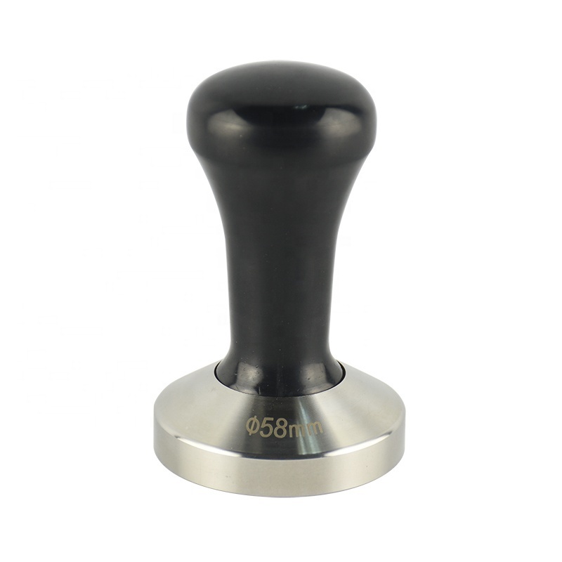 58mm Espresso Tamper Premium Barista Coffee Tamper with Calibrated Spring Loaded 100% Stainless Steel Base Coffee Tamper